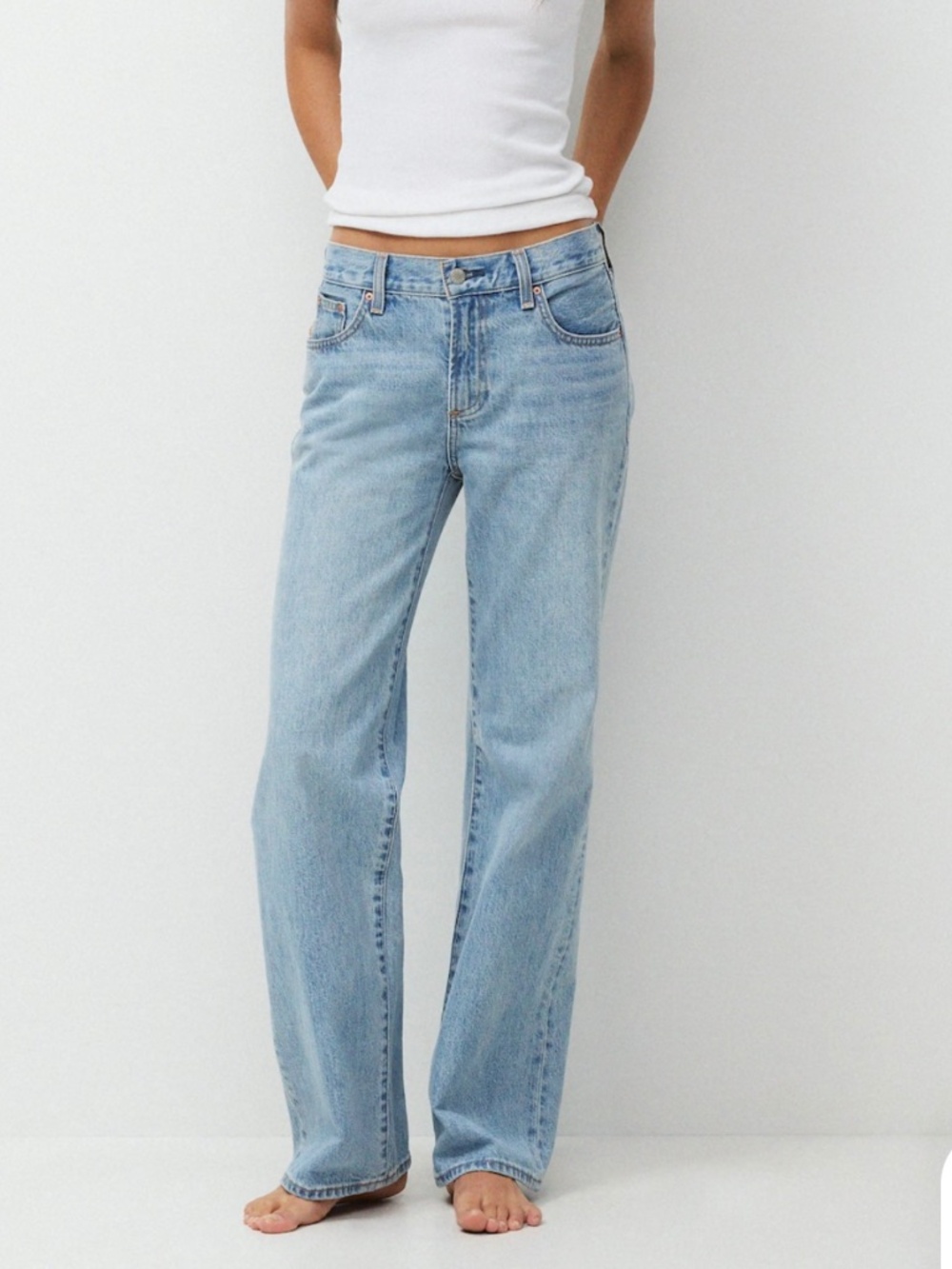 Denim Forum Farrah Lo-rise Wide Jean